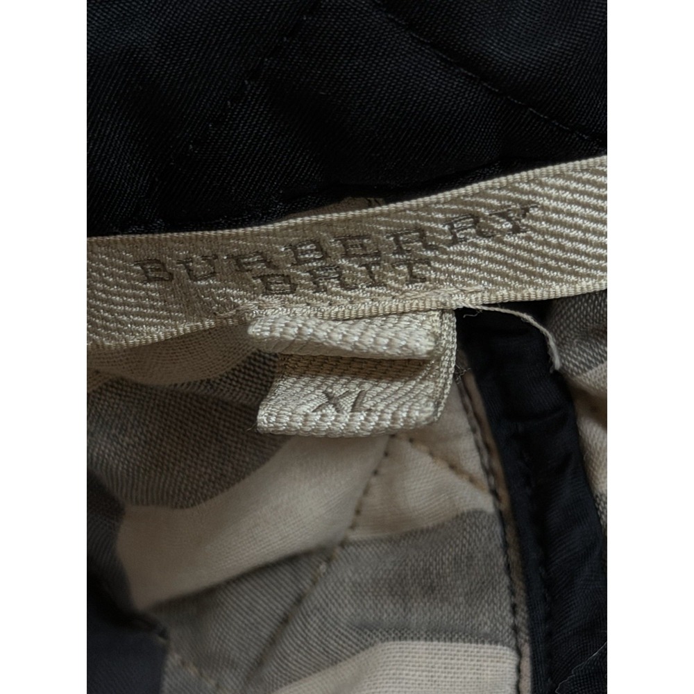 Burberry Brit Women's Black Quilted Nova Check Lined Jacket Women's Sz XL - Picture 13 of 15